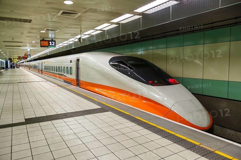 Shinkansen 700T high speed train at Taipei Main Station in Taipei