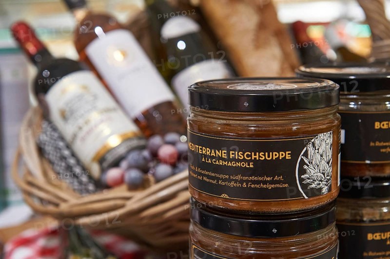 French fish soup in a jar