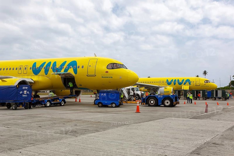 Airbus A320neo aircraft of Vivaair with registration HK-5352 at San Andres Airport
