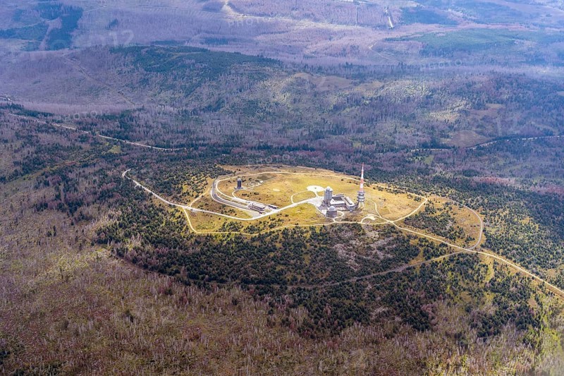 Aerial view of the Brocken