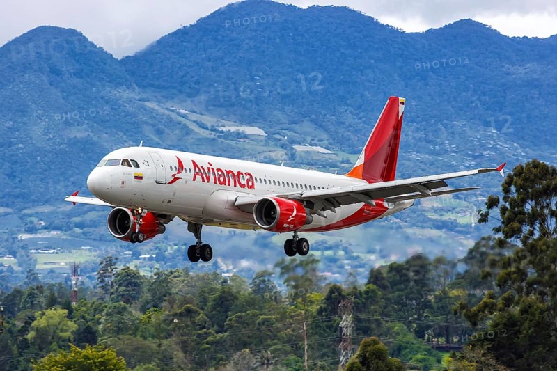 An Avianca Airbus A320 aircraft with registration N411AV at Medellin Rionegro Airport