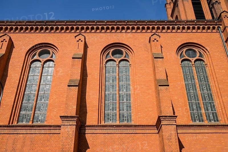 Church window made of gin bottles