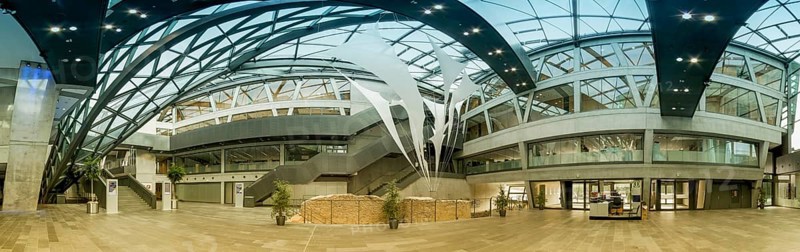 Darmstadtium Congress Centre Darmstadt Panorama Germany