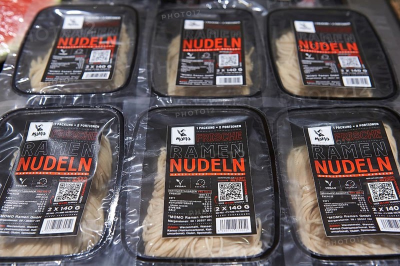 Ramen noodles in a fresh pack