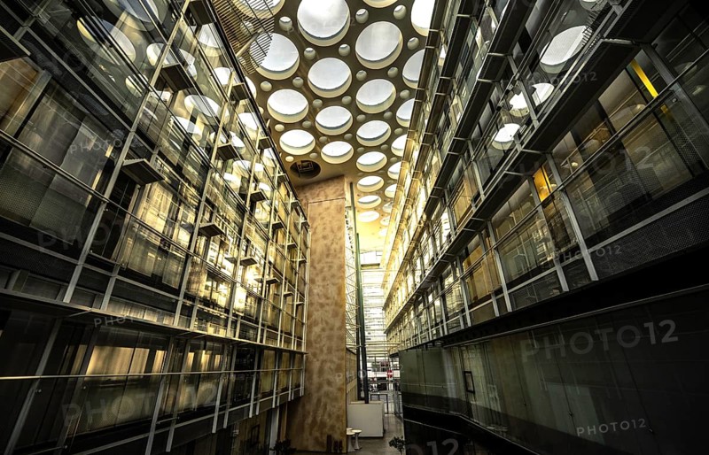 Inner courtyard of the Volksbank building