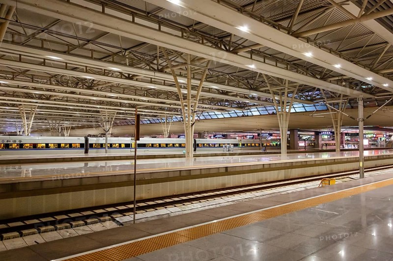 Shanghai Hongqiao Railway Station in Shanghai
