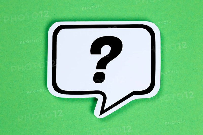 Question Mark Question Questions Help Problem Information Support in Speech Bubble Communication Concept Talk in Stuttgart