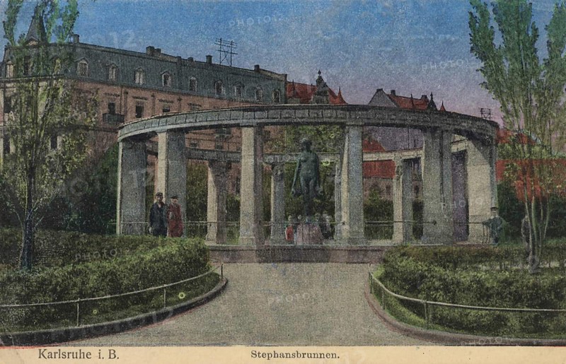 Stephansbrunnen in Karlsruhe