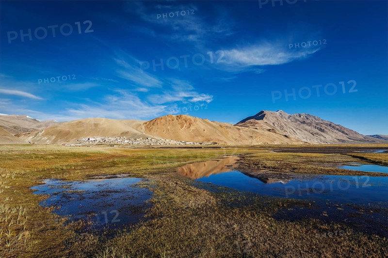 Korzok village on Tso Moriri