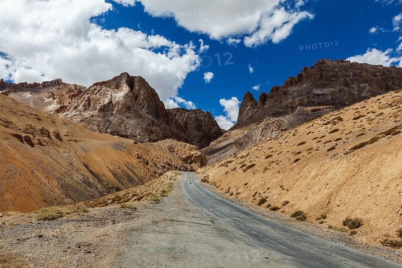 Manali-Leh road to Ladakh in Indian Himalayas. Ladakh