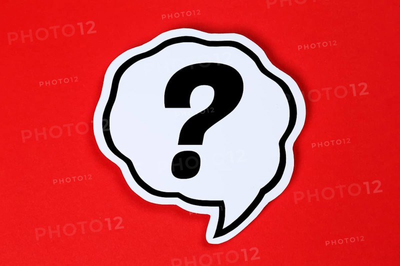 Question Mark Question Questions Help Problem Information Support in Speech Bubble Communication Concept Talk in Stuttgart