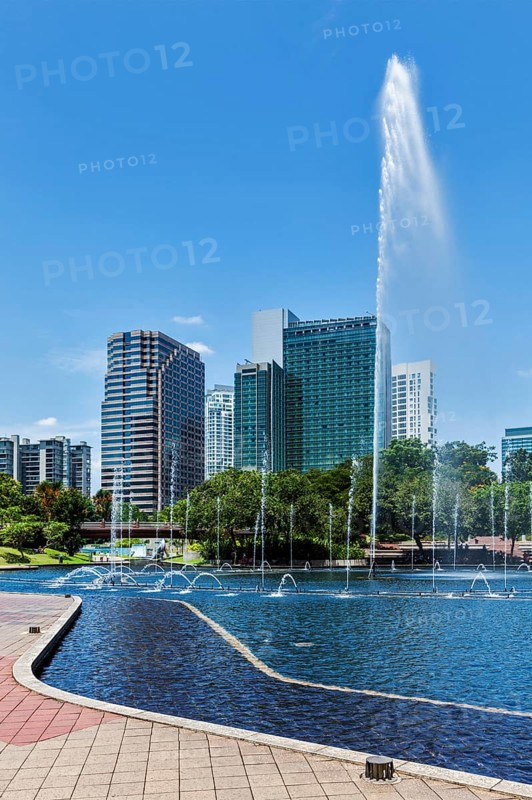 Skyline of Central Business District of Kuala Lumpur