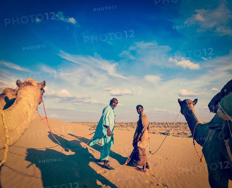 Vintage retro hipster style travel image of Vintage retro hipster style travel image of Rajasthan travel background