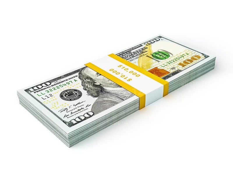 Creative business finance making money concept