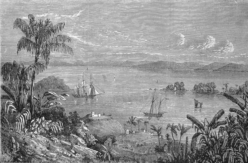 The Bay of Samana in 1869