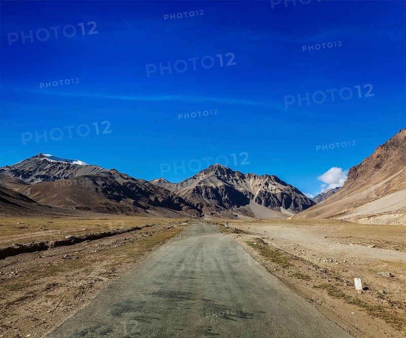 Manali-Leh road to Ladakh in Indian Himalayas near Sarchu. Ladakh