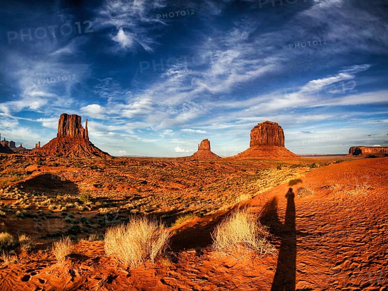 Rock formation in Monument Valley
