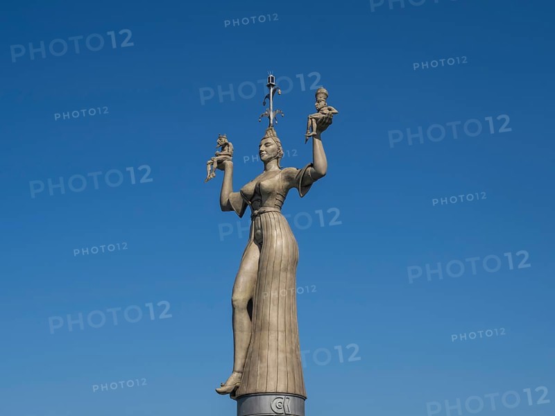 Statue of Imperia at the harbour entrance of Constance
