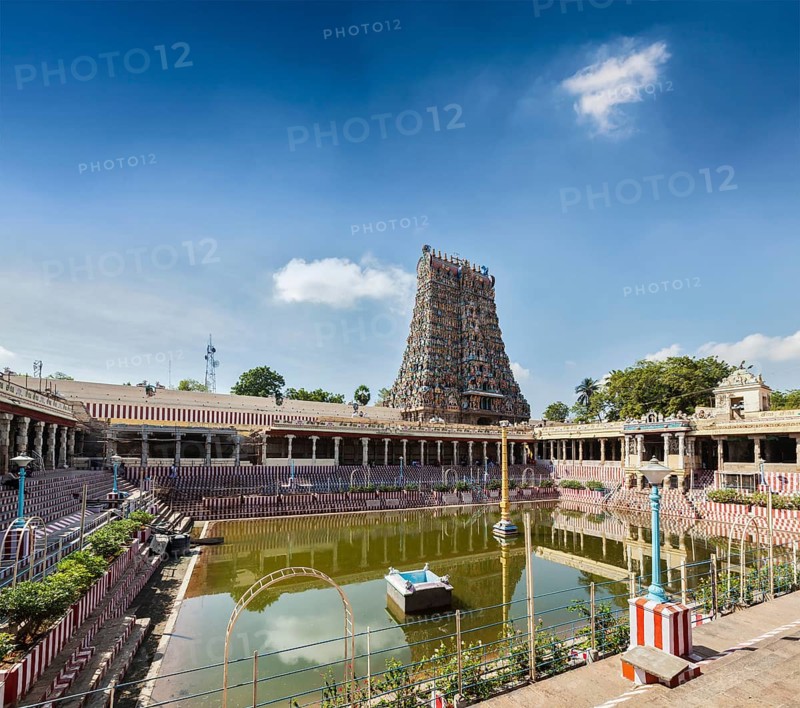 Sri Meenakshi Temple water tank