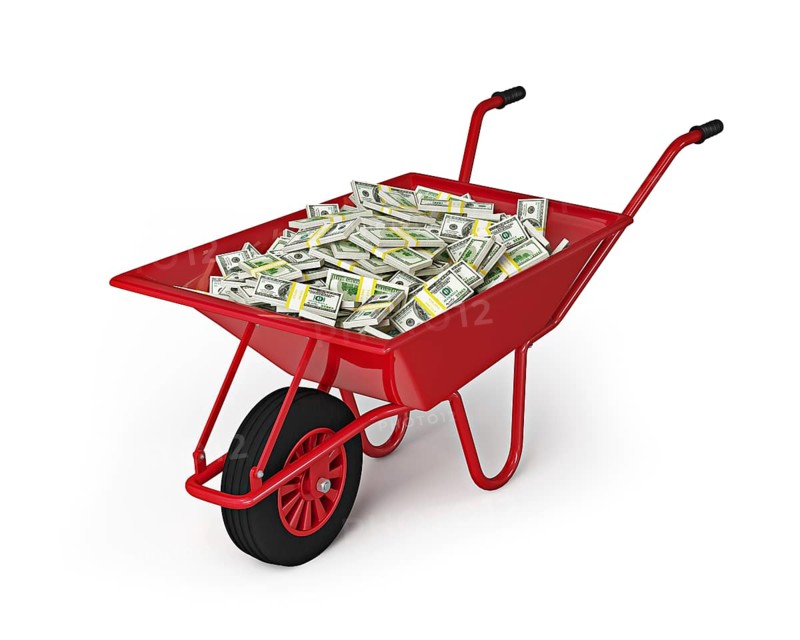 Wealth abundance money finance richness salary wage wealth concept