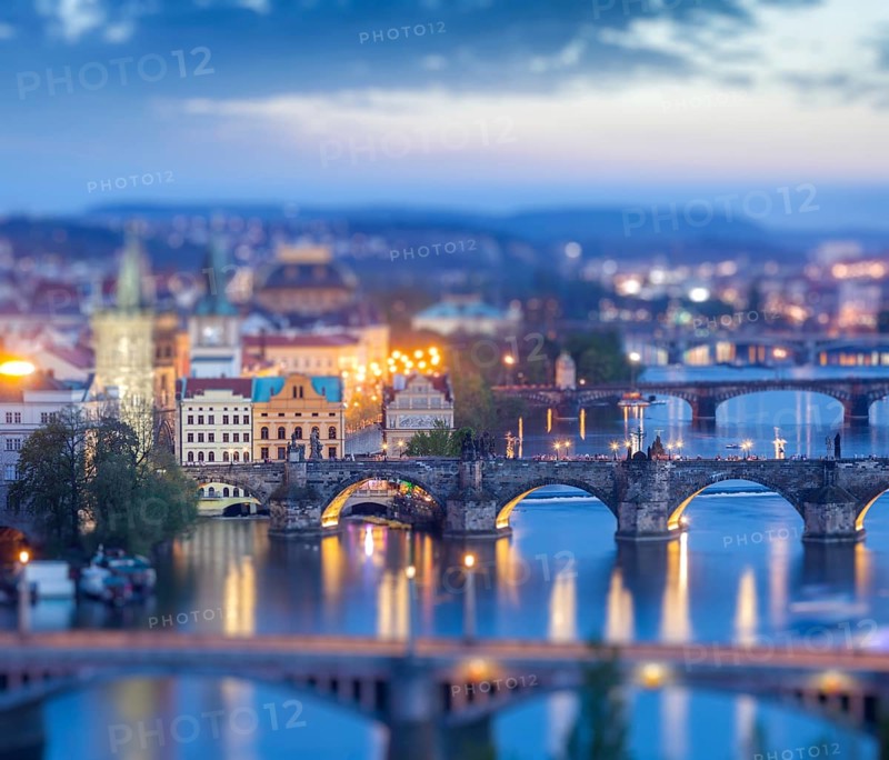 Travel Prague concept background