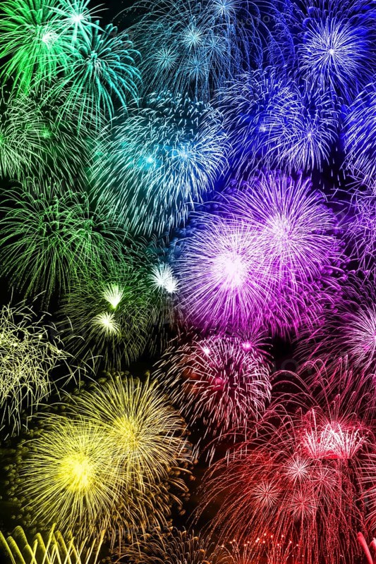 New Year's Eve fireworks New Year's Eve background colourful New Year New New backgrounds in Stuttgart