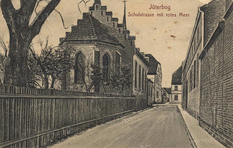 Schulstrasse and Rotes Meer in Jueterbog