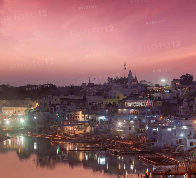 Sacred Puskhar lake