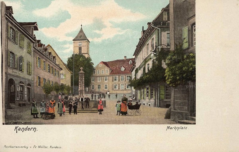 Market place in Kandern
