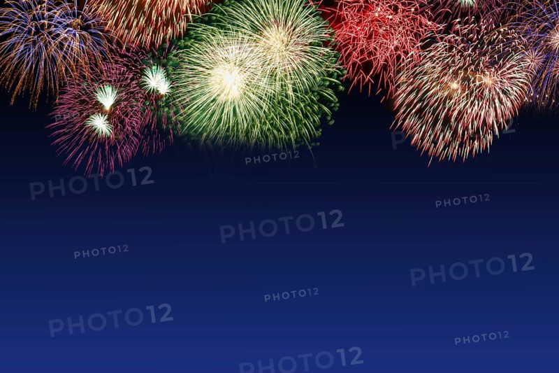 New Year's Eve Fireworks New Year's Eve copy space Copyspace New Year New New Party in Stuttgart