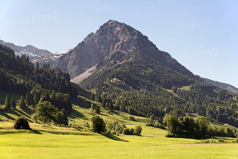 View to the mountain Rubihorn 1957 m