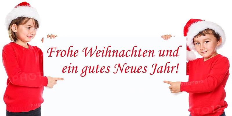 Father Christmas Father Christmas children Merry Christmas show look Christmas card card child in Stuttgart