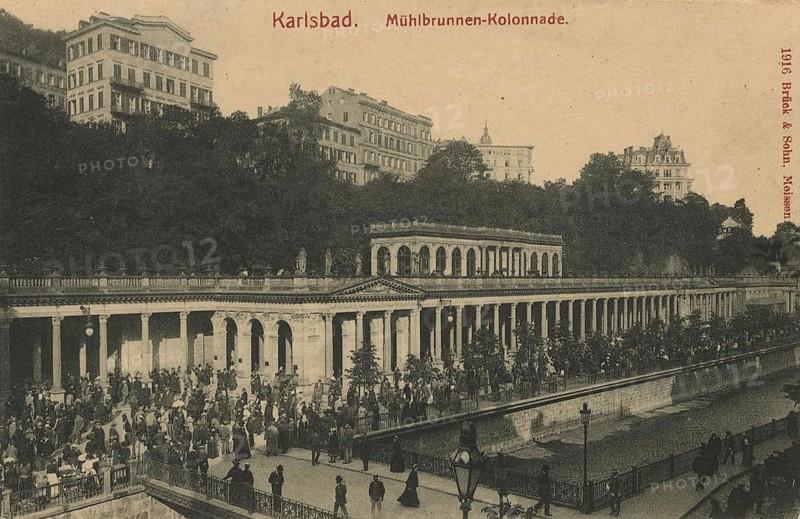 Mill Fountain Colonnades in Karlovy Vary