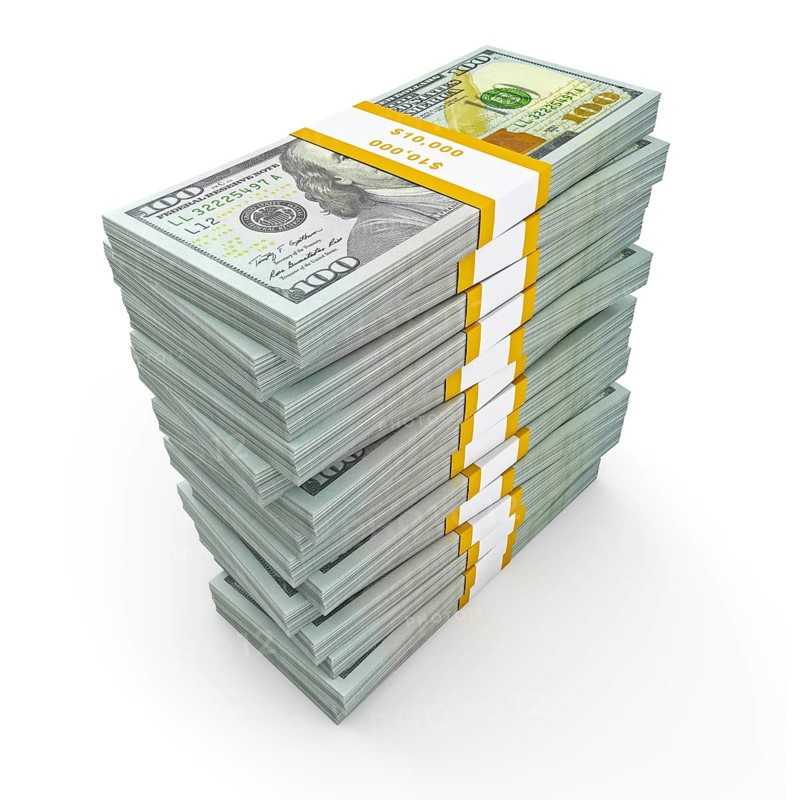 Creative business finance making money concept