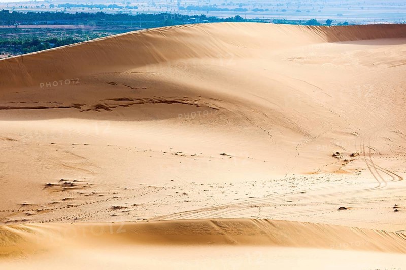 White sand dunes