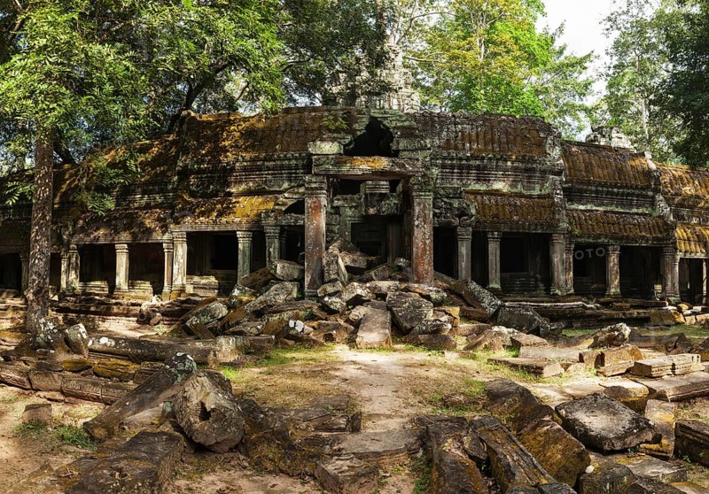 Travel Cambodia concept background