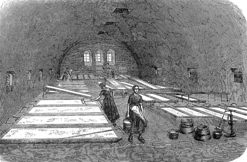Model farm in Zealand in 1896