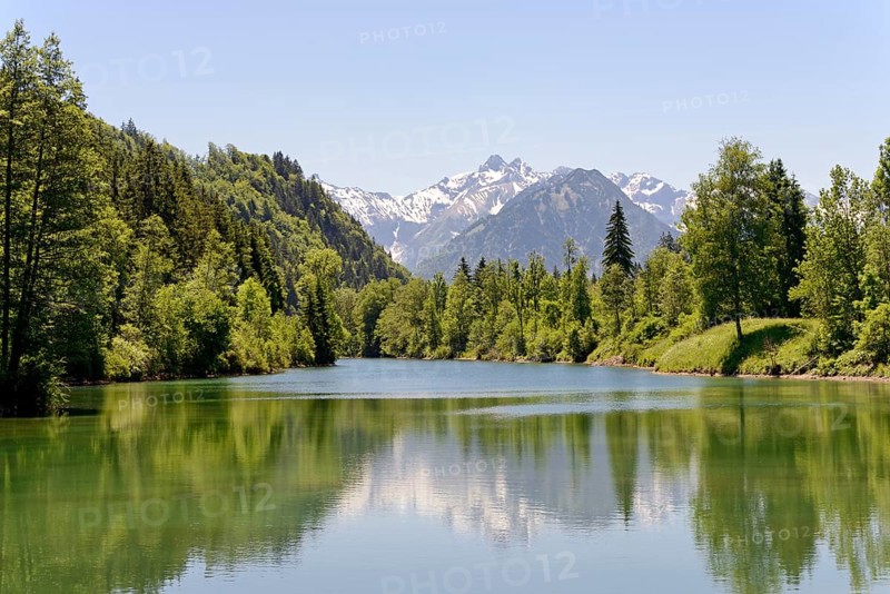Auwaldsee near Fischen in Allgaeu