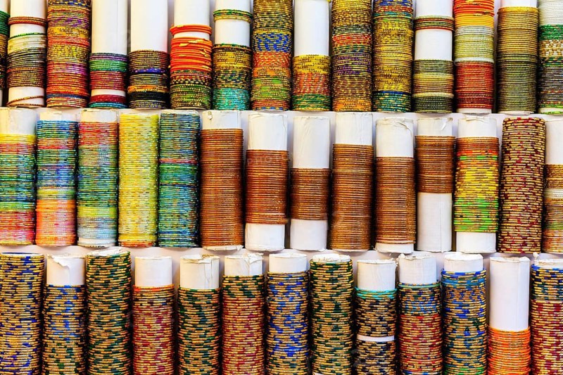 Indian Bangles in a shop