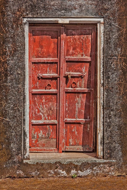 Wooden old door vintage texture background