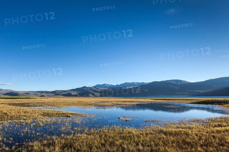 Tso Moriri lake in Himalayas