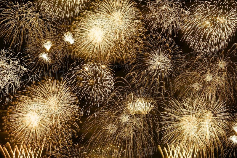 New Year's Eve Fireworks New Year's Eve Gold Golden Background New Year New New Backgrounds in Stuttgart