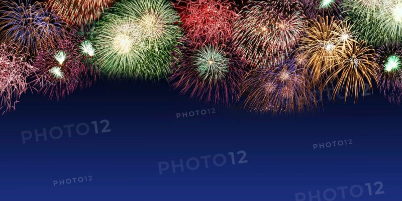 New Year's Eve Fireworks New Year's Eve Text Free Space Copyspace Banner New Year New New Celebration in Stuttgart