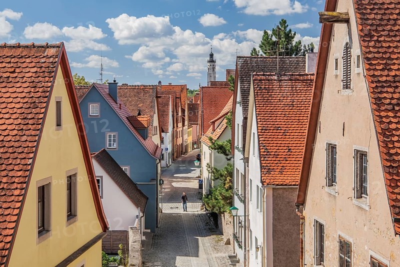 Old Town Alley and Roofs
