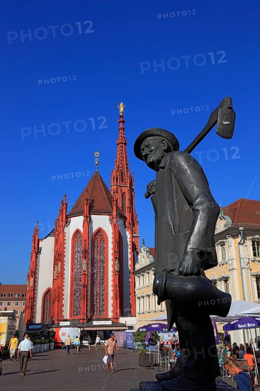 In the old town of Wuerzburg