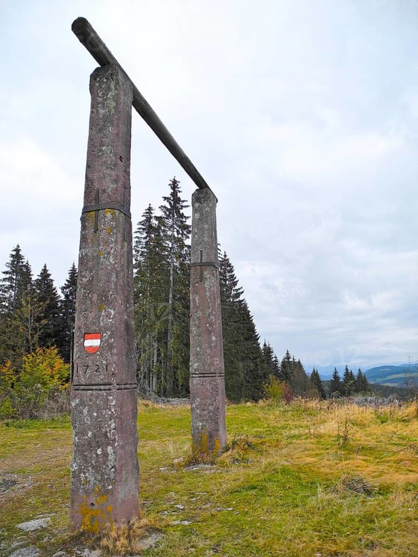 Historical gallows from 1727 on the Dreyberghoehe near Villingen