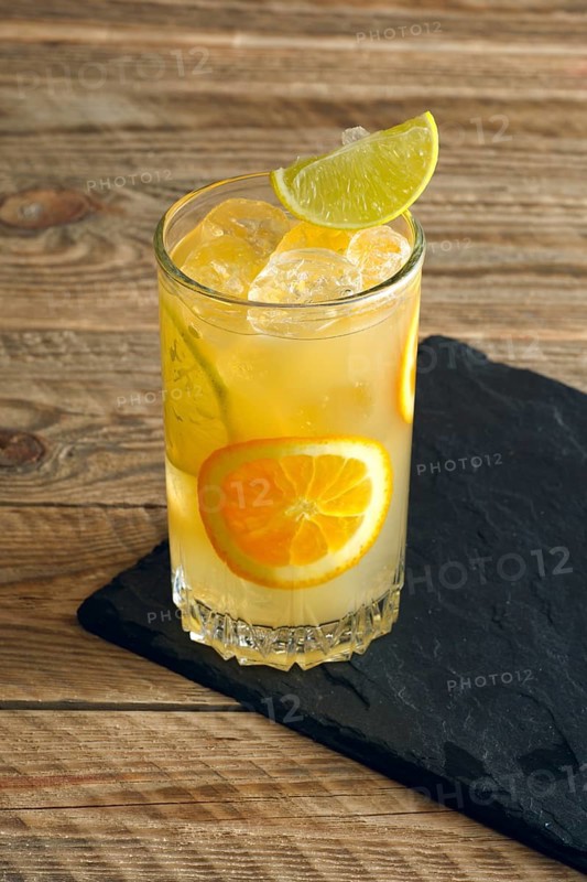 Vodka and orange juice cocktail