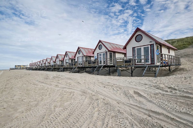 Beach huts