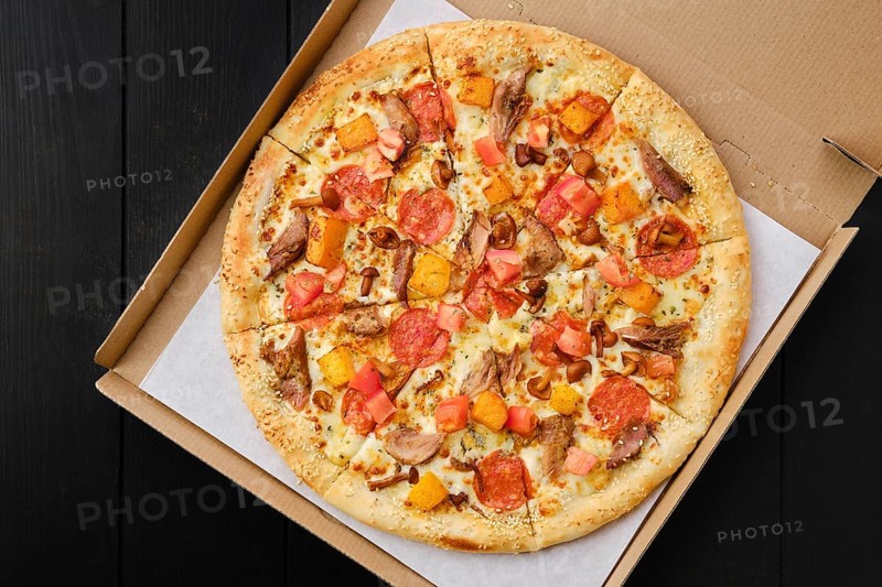 Pizza with pumpkin