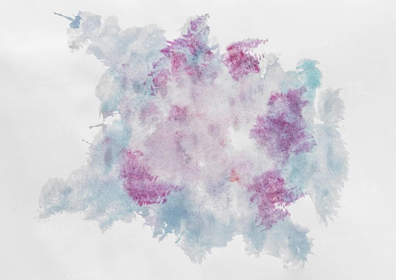 Violet blue watercolor paint. Resolution and high quality beautiful photo